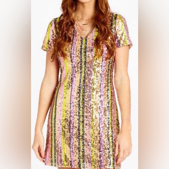 NWT ALTARD STATE SEQUIN DRESS SIZE XS - Picture 1 of 4